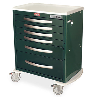Harloff A-Series Lightweight E-Lock Anesthesia Cart - MPA3027E06-1
