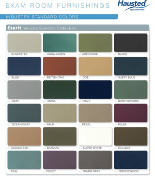 Hausted 4105 Series Treatment Table, Adjustable Back, Contoured Top