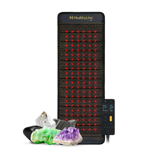 HealthyLine Jet mat with its controller and loose stones