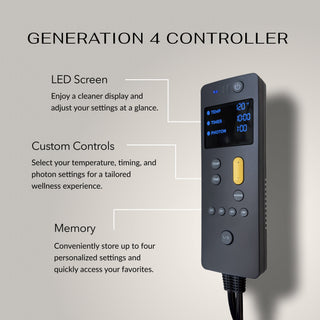 HealthyLine Generation 4 controller with labeled functions