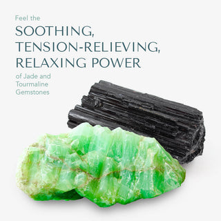 Jade and tourmaline stones used in the HealthyLine Mesh JT mat