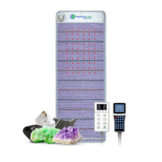 HealthyLine Platinum Pro Plus mat with both controllers and loose stones