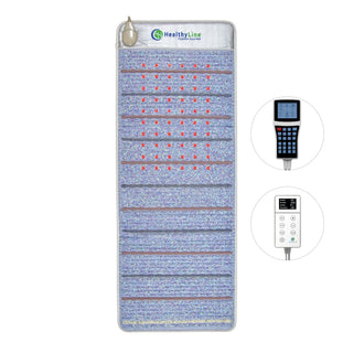 HealthyLine Platinum Aura Pro Plus mat with both controllers