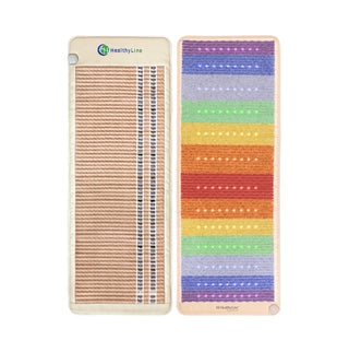 HealthyLine SOFT wrap and Rainbow Chakra 4th edition base mat side by side