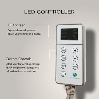 HealthyLine LED controller with labeled functions