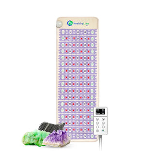 Full-length HealthyLine TAJ mat with its controller and loose stones