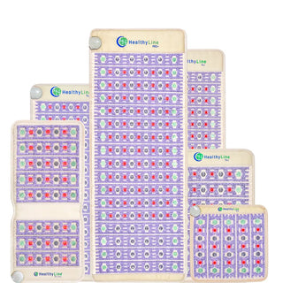 HealthyLine TAJ mats in several sizes side by side