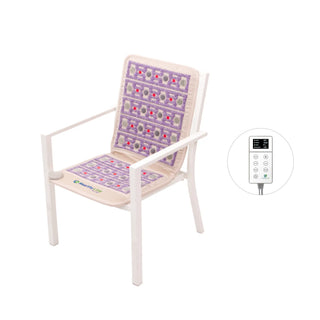 HealthyLine TAJ Chair mat on a chair with its controller