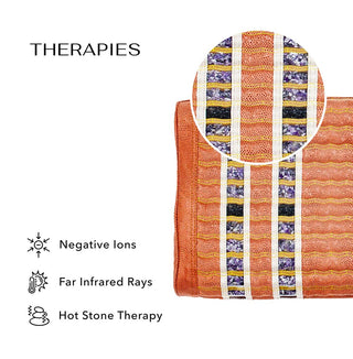 HealthyLine TAO Pillow with the manufacturer feature icons