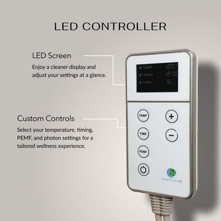 HealthyLine TAO LED controller with labeled functions