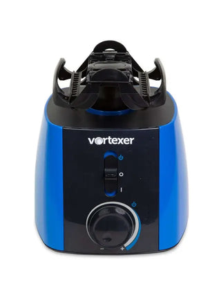 Blue Heathrow Scientific 120209 Lab Vortex Mixer With Touch Function on a white background