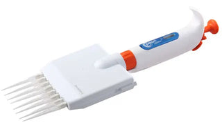 White Heathrow Scientific 120216 Adjustable Volume Pipettes on a white background