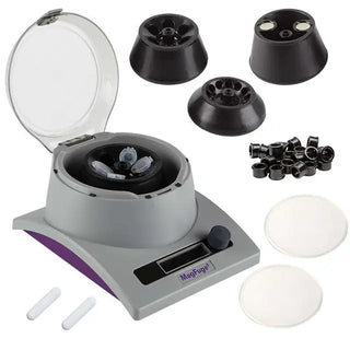 Heathrow Scientific Multi-Function High-Speed Centrifuge Bundle - MagFuge® MFC with accessories on a white background