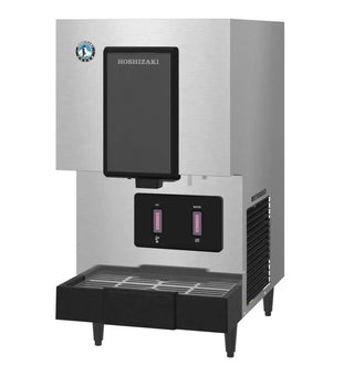 Hoshizaki DCM-271BAK-OS 16.625″ Air-Cooled Cubelet Ice Machine and Water Dispenser, Hands Free, Up to 286 lbs. of Ice Produced per 24 Hours