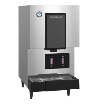 Hoshizaki DCM-271BAK-OS 16.625″ Air-Cooled Cubelet Ice Machine and Water Dispenser, Hands Free, Up to 286 lbs. of Ice Produced per 24 Hours