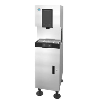 Hoshizaki DCM-271BAK 16.625″ Cubelet Ice Machine and Water Dispenser, Air-Cooled, Built-in Storage Bin, 286 lbs. of Ice per Day