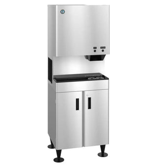 Hoshizaki DCM-300BAK-OS Cubelet Ice Machine And Water Dispenser, Air-Cooled, Hands Free, Built-In Storage Bin