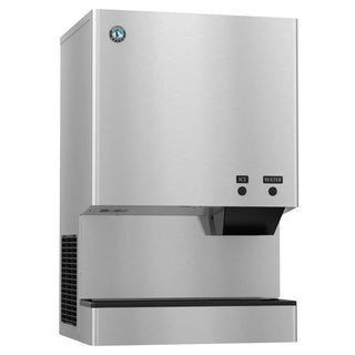 Hoshizaki DCM-500BAH 26" Air-Cooled Stainless Steel Sanitary Cubelet (Nugget Style) Ice Machine and Water Dispensers, 618 lbs