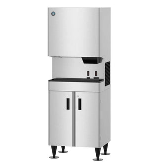 Hoshizaki DCM-500BAK-OS Cubelet Ice Machine And Water Dispenser, Air-Cooled, Hands Free, Built-In Storage Bin