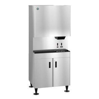 Hoshizaki DCM-700BAK-OS Cubelet Ice Machine And Water Dispenser, Air-Cooled, Hands Free, Built-In Storage Bin