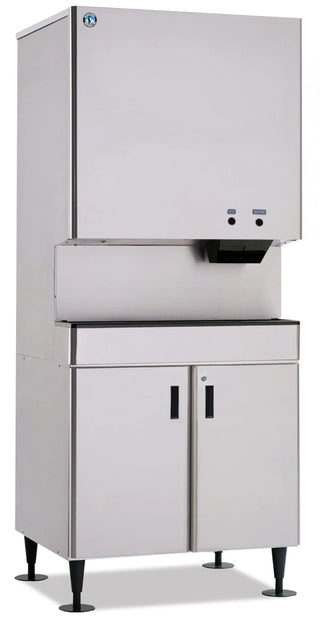 Hoshizaki DCM-751BWH 34.063″ Stainless Steel Cubelet Icemaker, Water-cooled, Built in Storage Bin, 782 lbs.