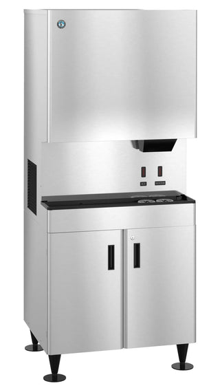 Hoshizaki DCM-752BAH-OS Cubelet Icemaker, Air-Cooled, Hands Free Dispenser, Built In Storage Bin