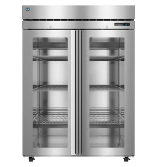 Hoshizaki F2A-FGE Freezer, Two Section Reach-In, Full Glass Doors