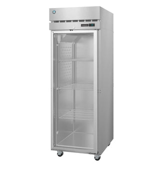 Hoshizaki R1A-FG 27.5″ Steelheart Series Single Section Upright Refrigerator, Stainless Steel, Full Glass Door with Lock, 23.1 cu.ft., -0.5°C to 11°C