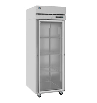 Hoshizaki R1A-FG 27.5″ Steelheart Series Single Section Upright Refrigerator, Stainless Steel, Full Glass Door with Lock, 23.1 cu.ft., -0.5°C to 11°C