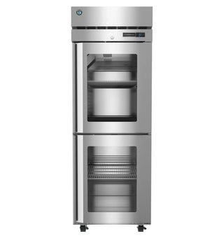 Hoshizaki R1A-HGE Refrigerator, Single Section Reach-In, Half Glass Doors With Lock, 23.1 cu. ft.