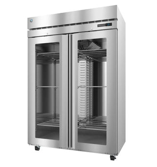 Hoshizaki R2A-FGEN Refrigerator, Two Section Reach-In, Full Glass Doors With Locks, 48.76 cu. ft.
