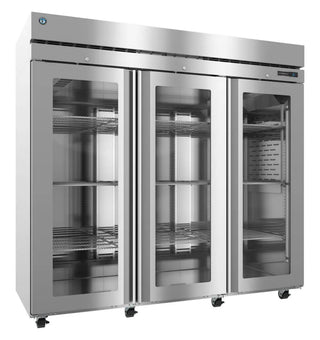 Hoshizaki R3A-FGE Refrigerator, Three Section Reach-In, Full Glass Doors With Locks, 79.03 cu. ft.