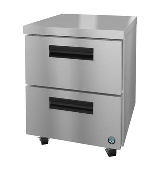 Hoshizaki UF27B-D2 Freezer, Single Section Undercounter, Stainless Drawers, 6.21 cu. ft.