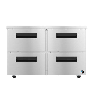 Hoshizaki UF48B-LPD4 Low Profile Freezer, Two Section Undercounter, Stainless Drawers, 12 cu.ft.