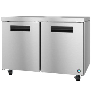 Hoshizaki UF48B Steelheart Series Undercounter Two Section Stainless Steel Freezer, 12 cu.ft., -23.3°C to -12.2°C