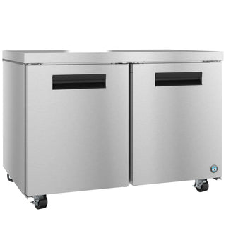 Hoshizaki UF48B Steelheart Series Undercounter Two Section Stainless Steel Freezer, 12 cu.ft., -23.3°C to -12.2°C