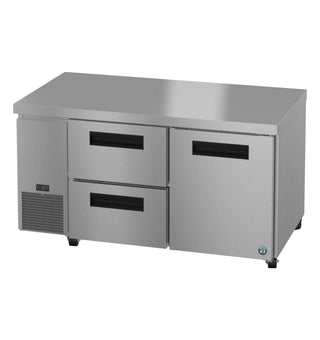 Hoshizaki ULR60B-D2 Side Mount Refrigerator, Two Section Undercounter, Drawer / Door Combo, 17.22 cu. ft.