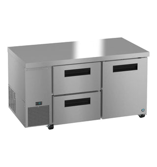 Hoshizaki ULR60B-D2 Side Mount Refrigerator, Two Section Undercounter, Drawer / Door Combo, 17.22 cu. ft.