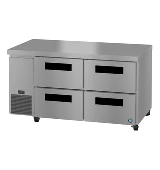 Hoshizaki ULR60B-D4 Side Mount Refrigerator, Two Section Undercounter, Stainless Drawers, 17.22 cu. ft.