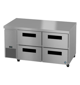 Hoshizaki ULR60B-D4 Side Mount Refrigerator, Two Section Undercounter, Stainless Drawers, 17.22 cu. ft.