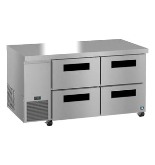 Hoshizaki ULR60B-D4 Side Mount Refrigerator, Two Section Undercounter, Stainless Drawers, 17.22 cu. ft.