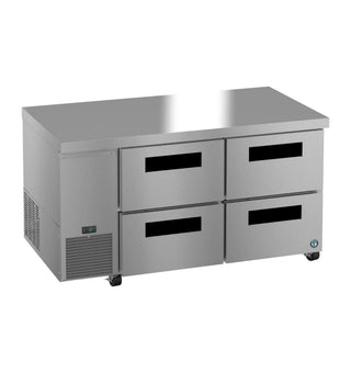 Hoshizaki ULR60B-D4 Side Mount Refrigerator, Two Section Undercounter, Stainless Drawers, 17.22 cu. ft.