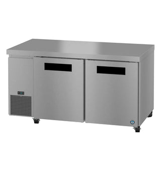 Hoshizaki ULR60B Side Mount Refrigerator, Two Section Undercounter, Stainless Doors, 17.22 cu. ft.