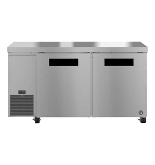 Hoshizaki ULR60B Side Mount Refrigerator, Two Section Undercounter, Stainless Doors, 17.22 cu. ft.