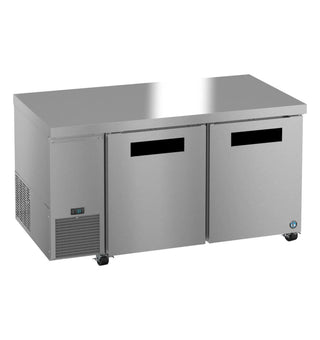 Hoshizaki ULR60B Side Mount Refrigerator, Two Section Undercounter, Stainless Doors, 17.22 cu. ft.