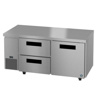 Hoshizaki ULR67B-D2 Side Mount Refrigerator, Two Section Undercounter, Drawer / Door Combo, 19.97 cu. ft.