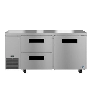 Hoshizaki ULR67B-D2 Side Mount Refrigerator, Two Section Undercounter, Drawer / Door Combo, 19.97 cu. ft.
