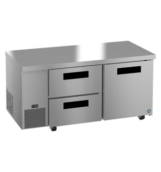 Hoshizaki ULR67B-D2 Side Mount Refrigerator, Two Section Undercounter, Drawer / Door Combo, 19.97 cu. ft.