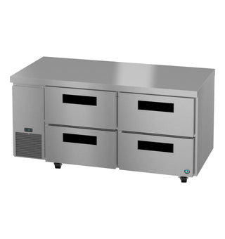Hoshizaki ULR67B-D4 Side Mount Refrigerator, Two Section Undercounter, Stainless Drawers, 19.97 cu. ft.