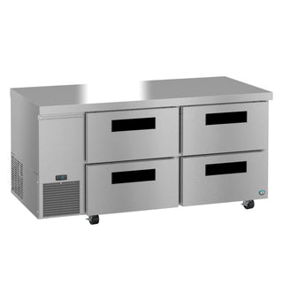 Hoshizaki ULR67B-D4 Side Mount Refrigerator, Two Section Undercounter, Stainless Drawers, 19.97 cu. ft.